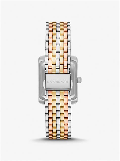 michael kors tri color watch|Petite Emery Pavé Tri.